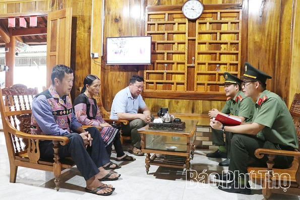 Công an xã Pà Cò: Vì bình yên bản Mông