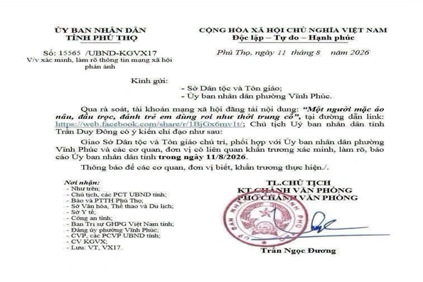 Khẩn trương xác minh, làm rõ thông tin mạng xã hội phản ánh