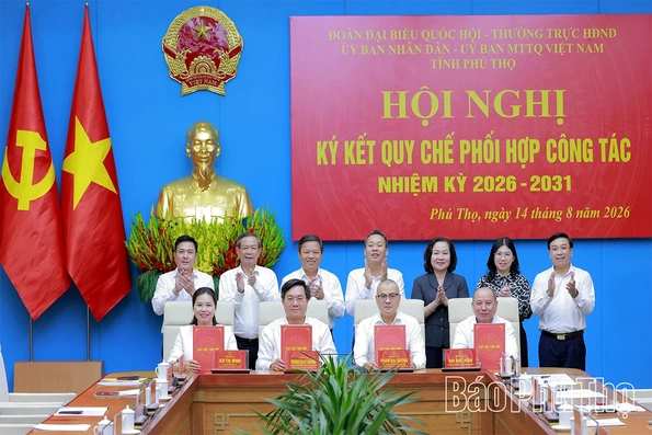 Ký kết quy chế phối hợp công tác nhiệm kỳ 2026 - 2031