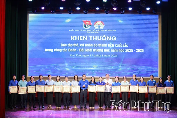 Tổng kết công tác Đoàn - Hội - Đội khối trường học năm học 2025 - 2026