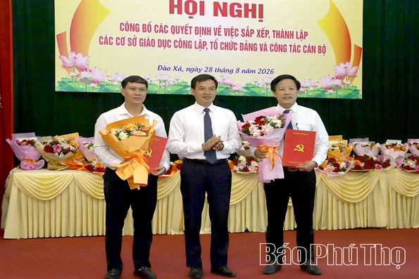 Xã Đào Xá: S ắp xếp, tổ chức lại 14 trường học công lập thành 3 trường