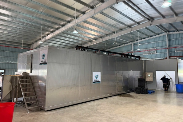 Thiên Phú hoàn thành lắp đặt hệ thống cấp đông IQF xoài năng suất 10 tấn/ngày tại Hòa Bình