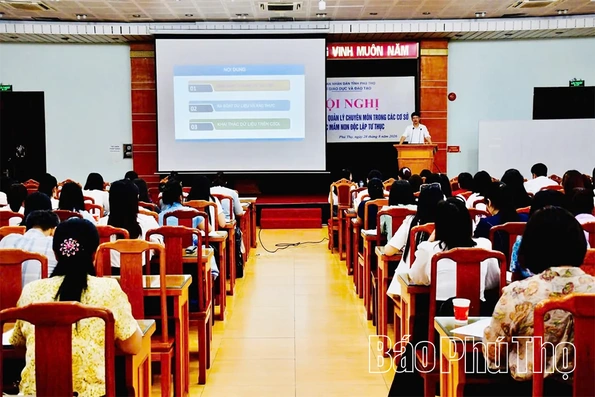 Nâng cao năng lực quản lý chuyên môn trong cơ sở giáo dục mầm non độc lập tư thục