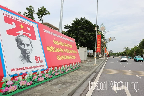 Rực rỡ cờ hoa chào mừng Quốc khánh 2/9