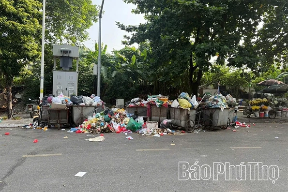 Rác ùn ứ ở Vĩnh Yên, Vĩnh Phúc: Cần sớm tháo gỡ điểm nghẽn