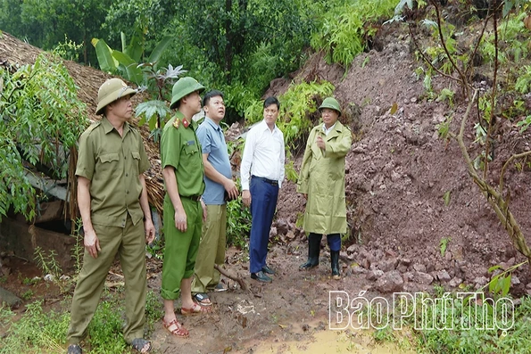 Khẩn trương khắc phục sự cố sạt lở tại xã Cự Đồng