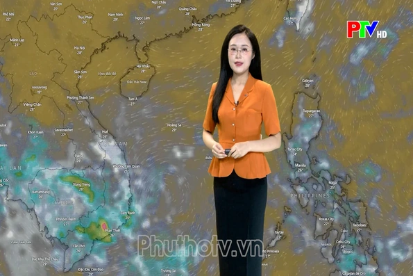 Dự báo thời tiết tỉnh Phú Thọ ngày 22/9/2026