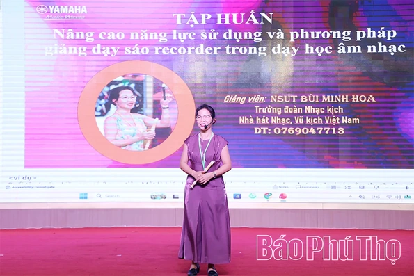 Nâng cao năng lực sử dụng sáo Recorder và kèn phím cho giáo viên âm nhạc