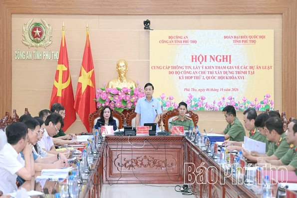 Lấy ý kiến tham gia các dự án luật do Bộ Công an chủ trì xây dựng