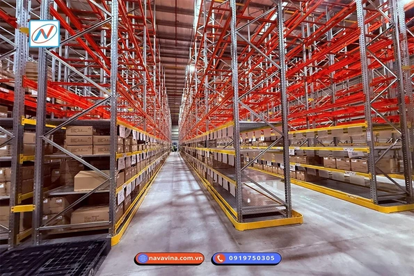 Navavina nâng tầm hiệu suất logistics nhờ hệ thống kệ chứa hàng đạt chuẩn quốc tế