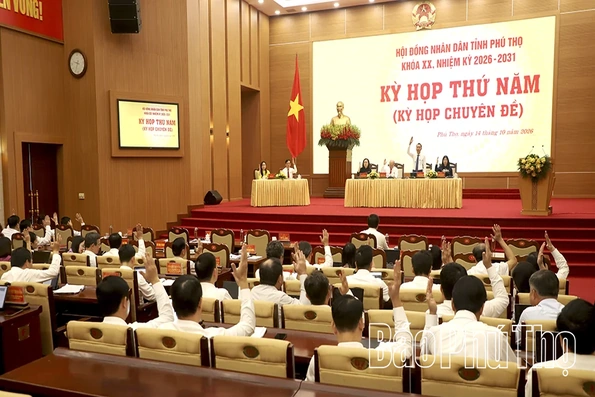 Kỳ họp thứ Năm, HĐND tỉnh Phú Thọ khóa XX thành công tốt đẹp