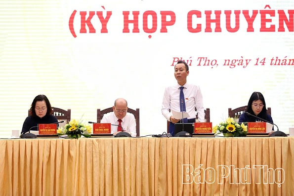 Kỳ họp thứ Năm, HĐND tỉnh Phú Thọ khóa XX: Nhiều ý kiến thảo luận thẳng thắn, trách nhiệm