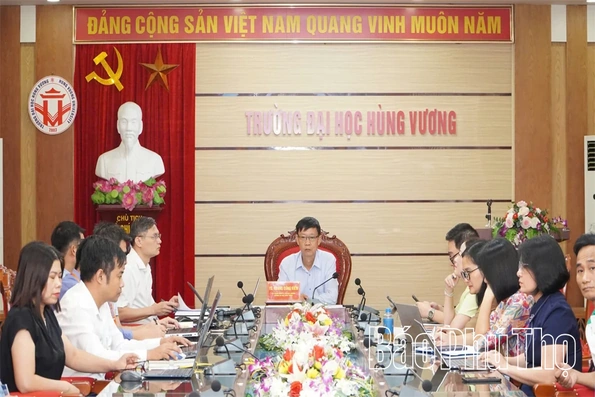 Trường Đại học Hùng Vương và Đại học Quốc gia Hà Nội tăng cường phối hợp trong đào tạo, nghiên cứu, đổi mới sáng tạo