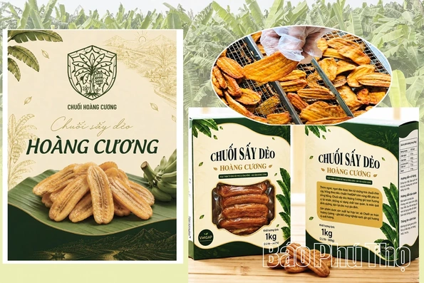 Ngọt thơm vị chuối sấy dẻo Hoàng Cương