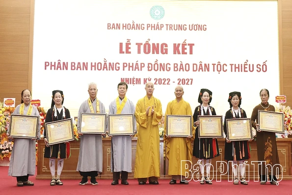 Tổng kết Phân ban Hoằng pháp đồng bào dân tộc thiểu số nhiệm kỳ 2022-2027
