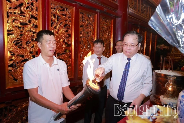 Lễ xin lửa truyền thống Hội khỏe Phù Đổng tỉnh Phú Thọ lần thứ I, năm 2026