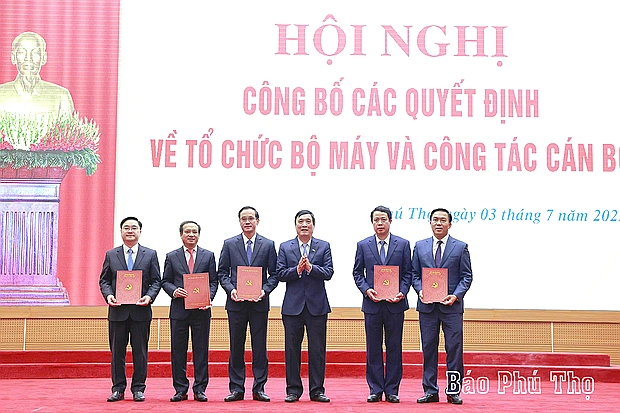 Danh sách các đồng chí Trưởng các ban Đảng và Giám đốc sở, ngành tỉnh Phú Thọ