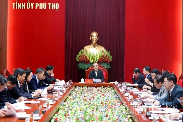 Ban Thường vụ Tỉnh uỷ họp bàn các nội dung quan trọng về kinh tế - ngân sách, an sinh xã hội và chuẩn bị Giỗ Tổ Hùng Vương - Lễ hội Đền Hùng năm Bính Ngọ