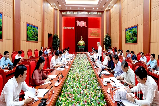 Đoàn kiểm tra, giám sát số 15 của Bộ Chính trị làm việc tại Phú Thọ