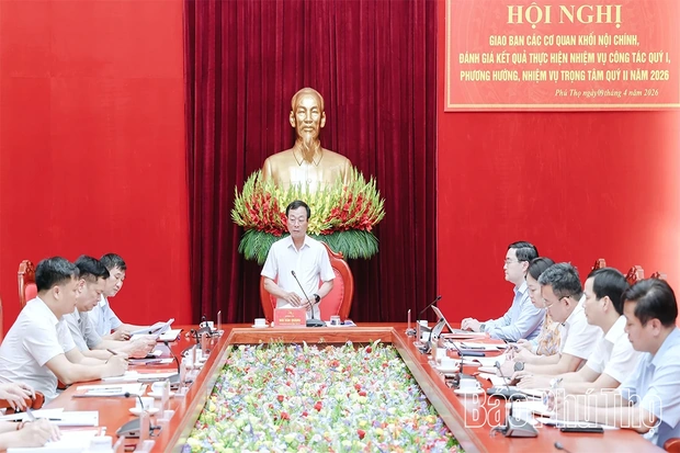 Triển khai công tác nội chính quý II năm 2026