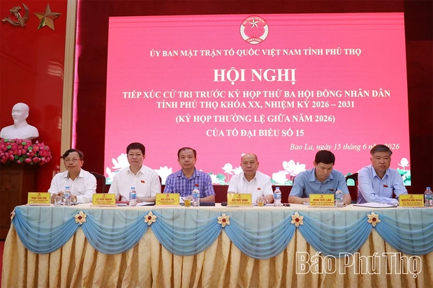 Tổ đại biểu số 15 HĐND tỉnh tiếp xúc cử tri trước Kỳ họp thứ Ba tại xã Bao La