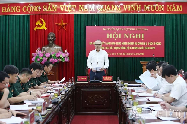 Đảng ủy Quân sự tỉnh: Ra Nghị quyết lãnh đạo thực hiện nhiệm vụ quân sự, quốc phòng và công tác xây dựng Đảng bộ 6 tháng cuối năm 2026