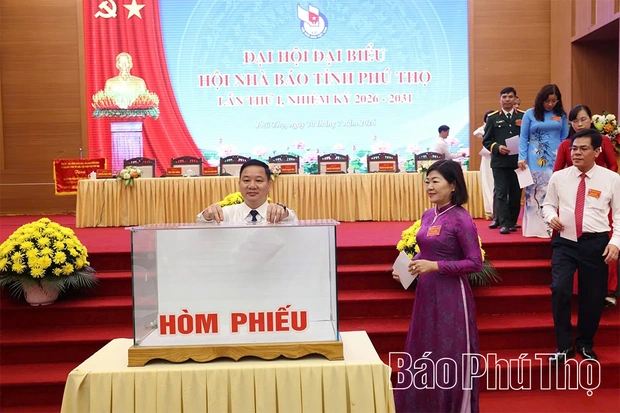 Phiên thứ nhất Đại hội Hội Nhà báo tỉnh Phú Thọ lần thứ I, nhiệm kỳ 2026-2031