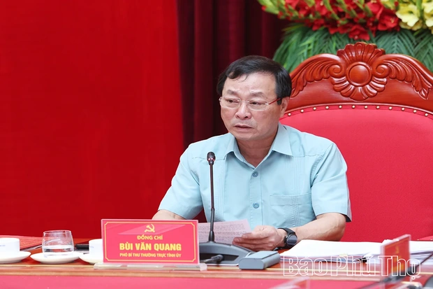 Ban Thường vụ Tỉnh ủy cho ý kiến nhiều nội dung quan trọng về phát triển kinh tế - xã hội