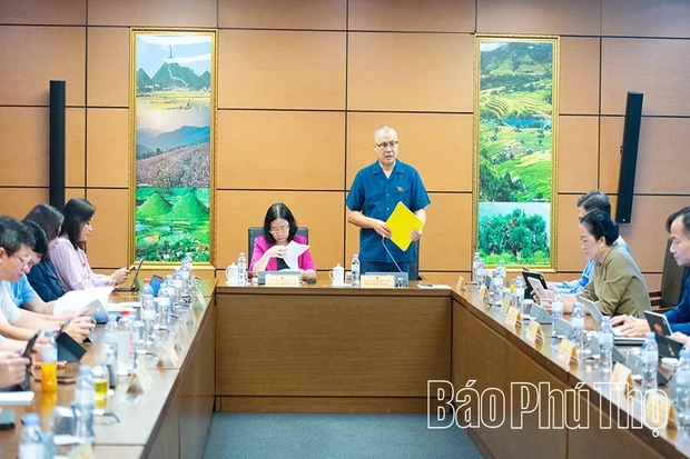 Đại biểu Quốc hội tỉnh Phú Thọ góp ý các dự án Luật về bảo vệ môi trường, an toàn thực phẩm, phát triển công nghiệp văn hóa