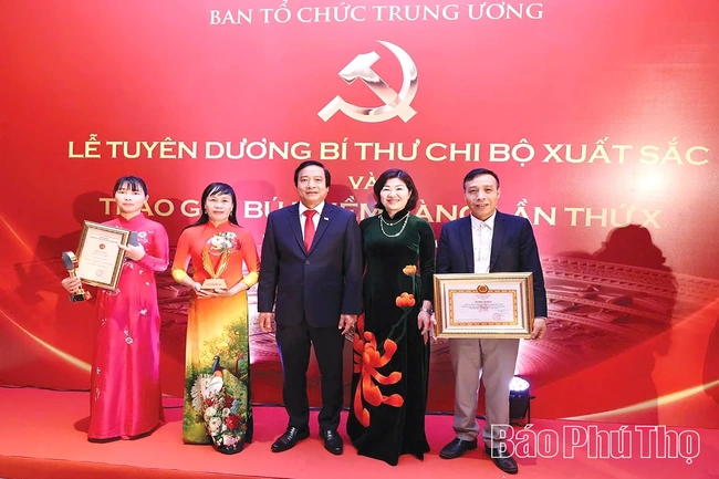Phú Thọ có 3 Bí thư Chi bộ xuất sắc được vinh danh và giành 1 Giải Búa liềm vàng lần thứ X