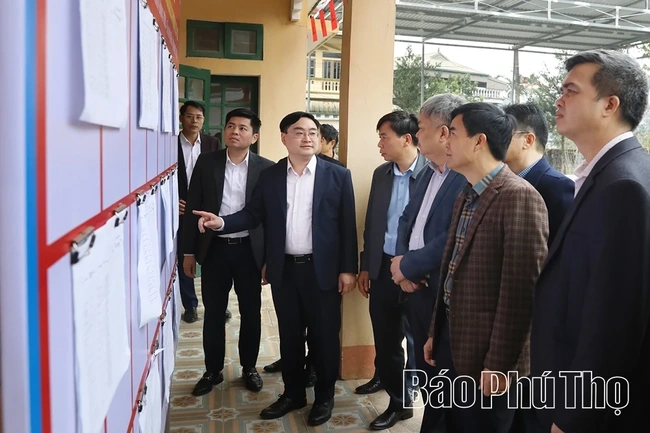 Kiểm tra công tác chuẩn bị bầu cử tại Đơn vị Bầu cử số 19