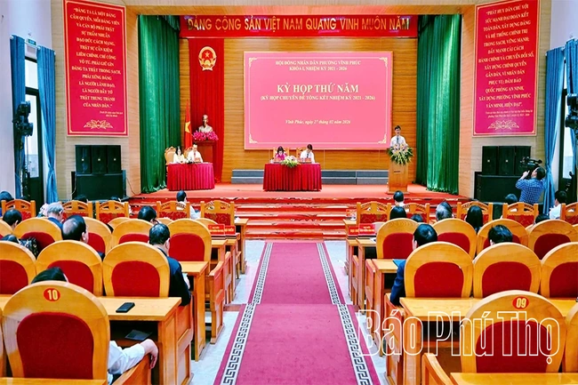 Kỳ họp chuyên đề HĐND phường Vĩnh Phúc nhiệm kỳ 2021-2026