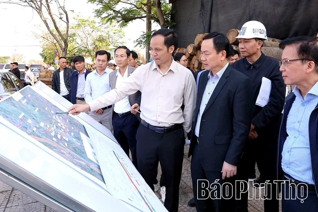 Vice Chairman of Provincial People’s Committee Quach Tat Liem Inspects Key Transport Projects in Vinh Phuc Area