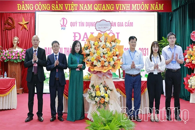 Đại hội đại biểu thành viên Quỹ Tín dụng nhân dân Gia Cẩm nhiệm kỳ 2026 - 2031