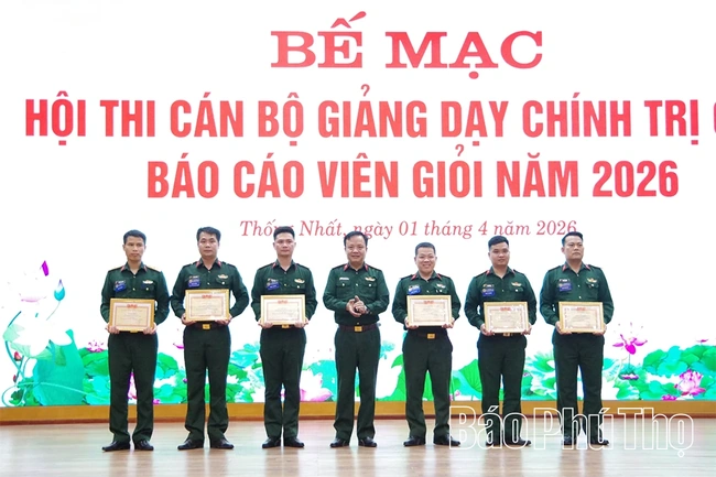 Hội thi cán bộ giảng dạy chính trị, báo cáo viên giỏi năm 2026