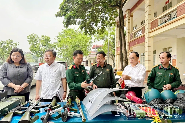 Xã Hoàng An khai mạc huấn luyện dân quân năm 2026