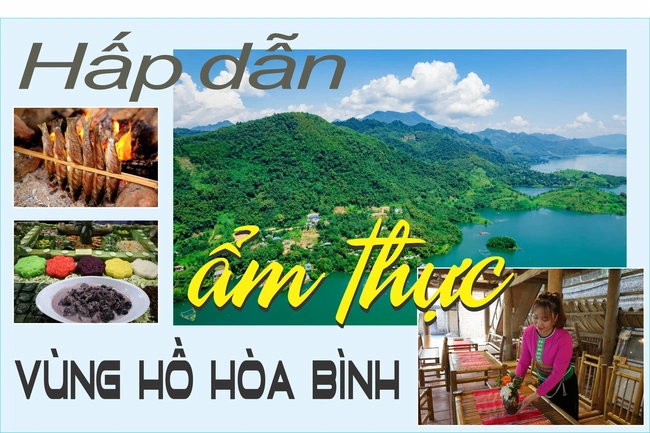 Hấp dẫn ẩm thực vùng hồ Hòa Bình