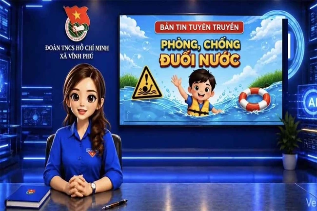 Ứng dụng công nghệ AI tuyên truyền phòng, chống đuối nước cho trẻ em