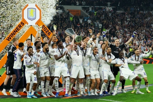 Aston Villa vô địch Europa League