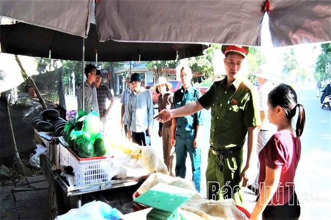 Công an xã Lập Thạch giữ vững bình yên nơi cơ sở