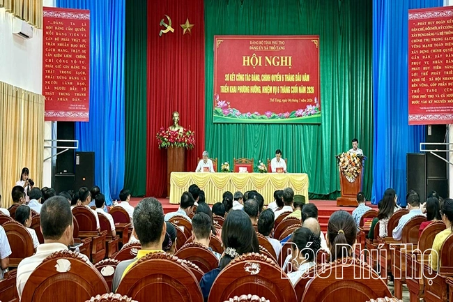 Đảng ủy xã Thổ Tang triển khai nhiệm vụ 6 tháng cuối năm
