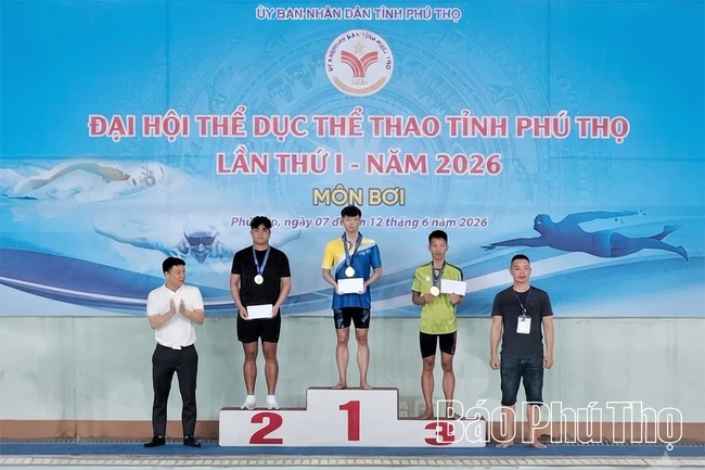 Dấu ấn của các “kình ngư” tại Đại hội Thể dục thể thao tỉnh Phú Thọ