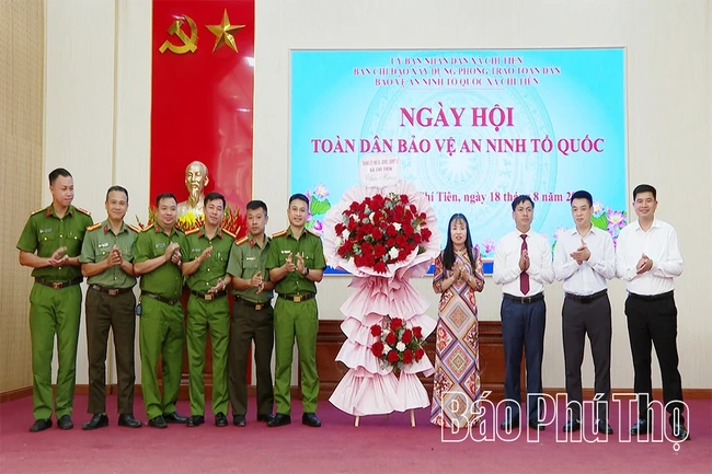 Xã Chí Tiên tổ chức Ngày hội Toàn dân bảo vệ an ninh Tổ quốc