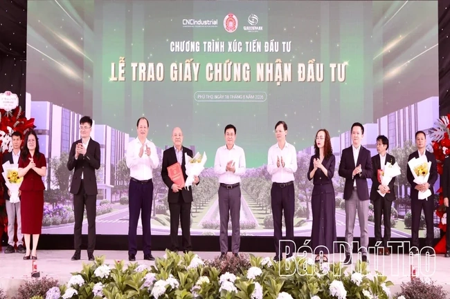 FDI Attraction in Phu Tho Industrial Parks Rises 3.6-Fold in Eight Months