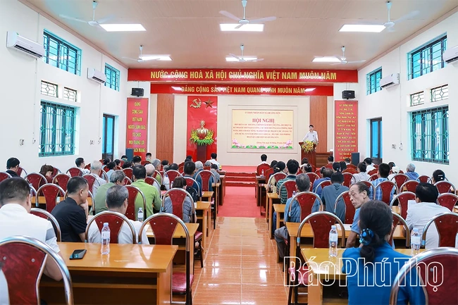 Xã Quảng Yên phổ biến chính sách bồi thường, hỗ trợ, tái định cư dự án đường sắt Lào Cai - Hà Nội - Hải Phòng
