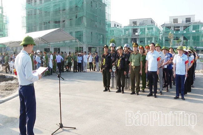 Phường Việt Trì tổ chức cưỡng chế kiểm đếm bắt buộc thực hiện giai đoạn 1 dự án Khu đô thị mới Tây Nam