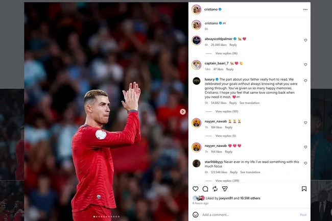 Ronaldo lên tiếng về việc rời đội tuyển Bồ Đào Nha