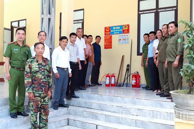 Xã Nật Sơn ra mắt 2 mô hình “Điểm chữa cháy công cộng”