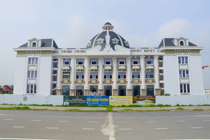 Cận cảnh các hạng mục đang dần hoàn thiện của Nhà Văn hóa nghệ thuật tỉnh