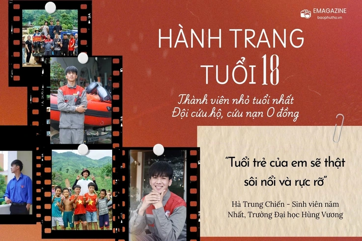 Hành trang tuổi 18 của thành viên nhỏ tuổi nhất Đội cứu nạn, cứu hộ 0 đồng